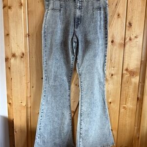 Sneak Peek Faded Flare Jeans